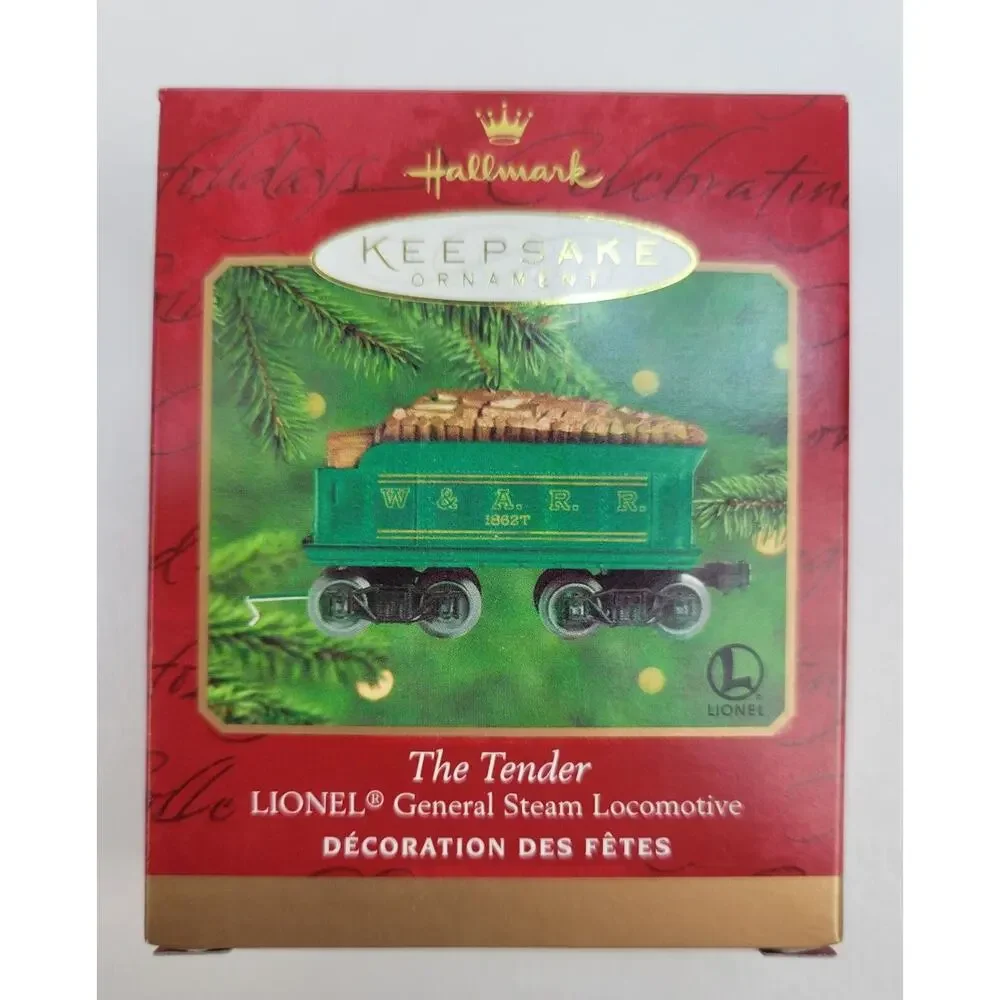 Hallmark Keepsake Lionel - The Tender For General Steam Locomotive Ornament 2000